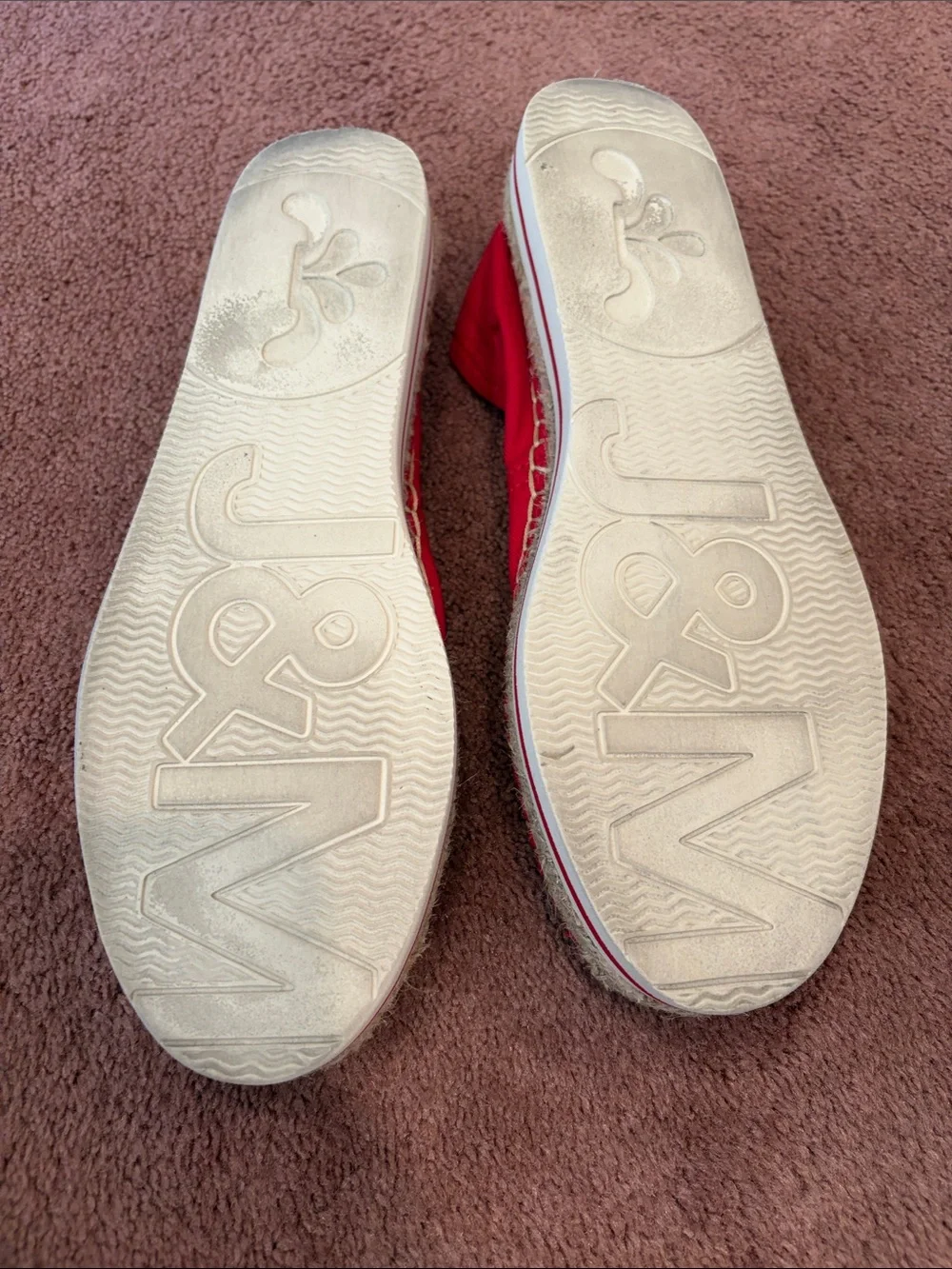 Joy&Mario shoes Trinity  sz 8.5  new condition red an white tan leather interior